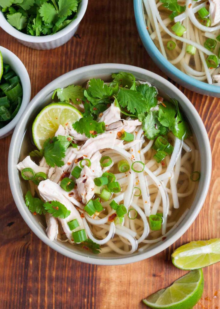 Vietnamese pho comforting noodle soup